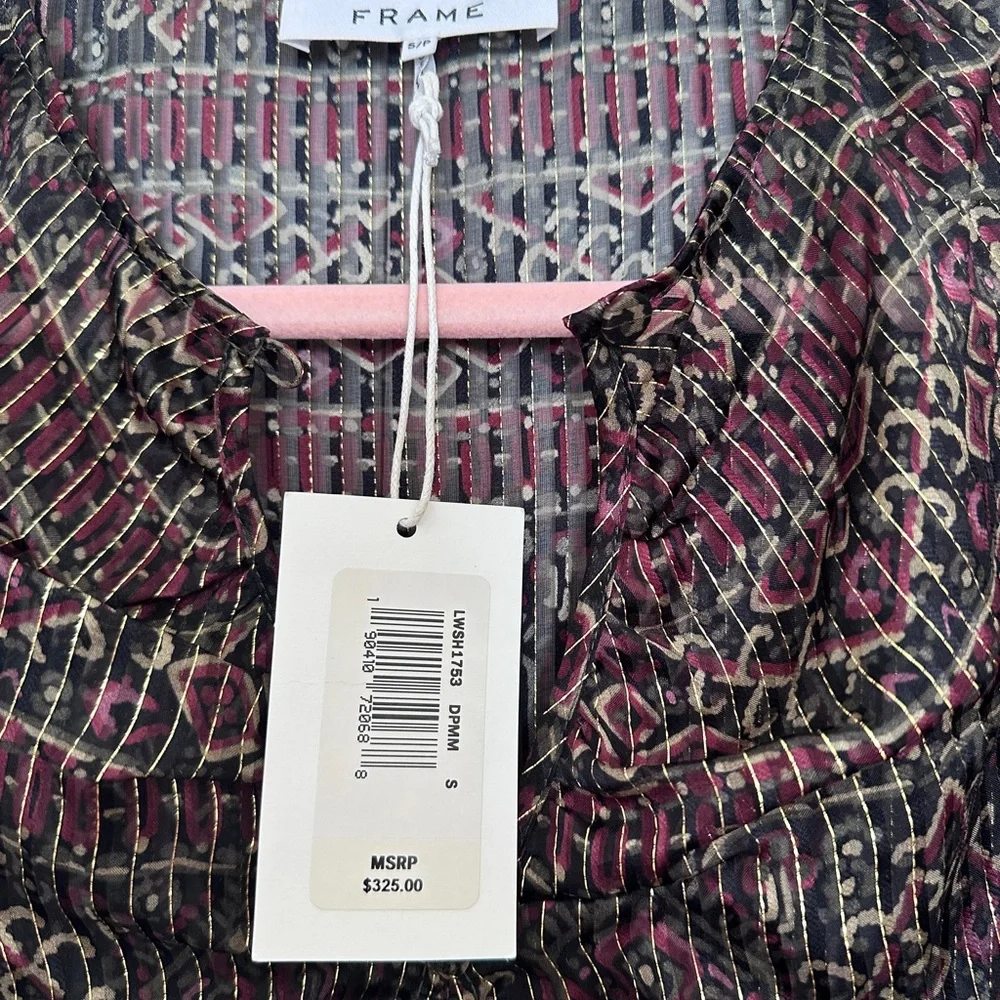 Frame silk blouse - Picture 4 of 7